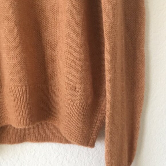 Free People Gossamer Vneck Sweater Terracotta Large - Picture 12 of 15